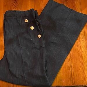 Tommy Hilfiger navy trouser Jeans with Button Accents